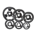 Composite Plate, 10 Barbell Iron Steel Black Grip lbs 29012 York Olympic -
