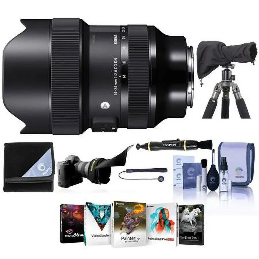 Cleaning Bundle Cap Wrap, f/2.8 ART Lens Cleaner Lens Rain Kit, for Lens RainCoat with Lens 14-24mm DG PC Flex Kit, DN E, Lens Shade, Tether, Software Sleeve, Sony