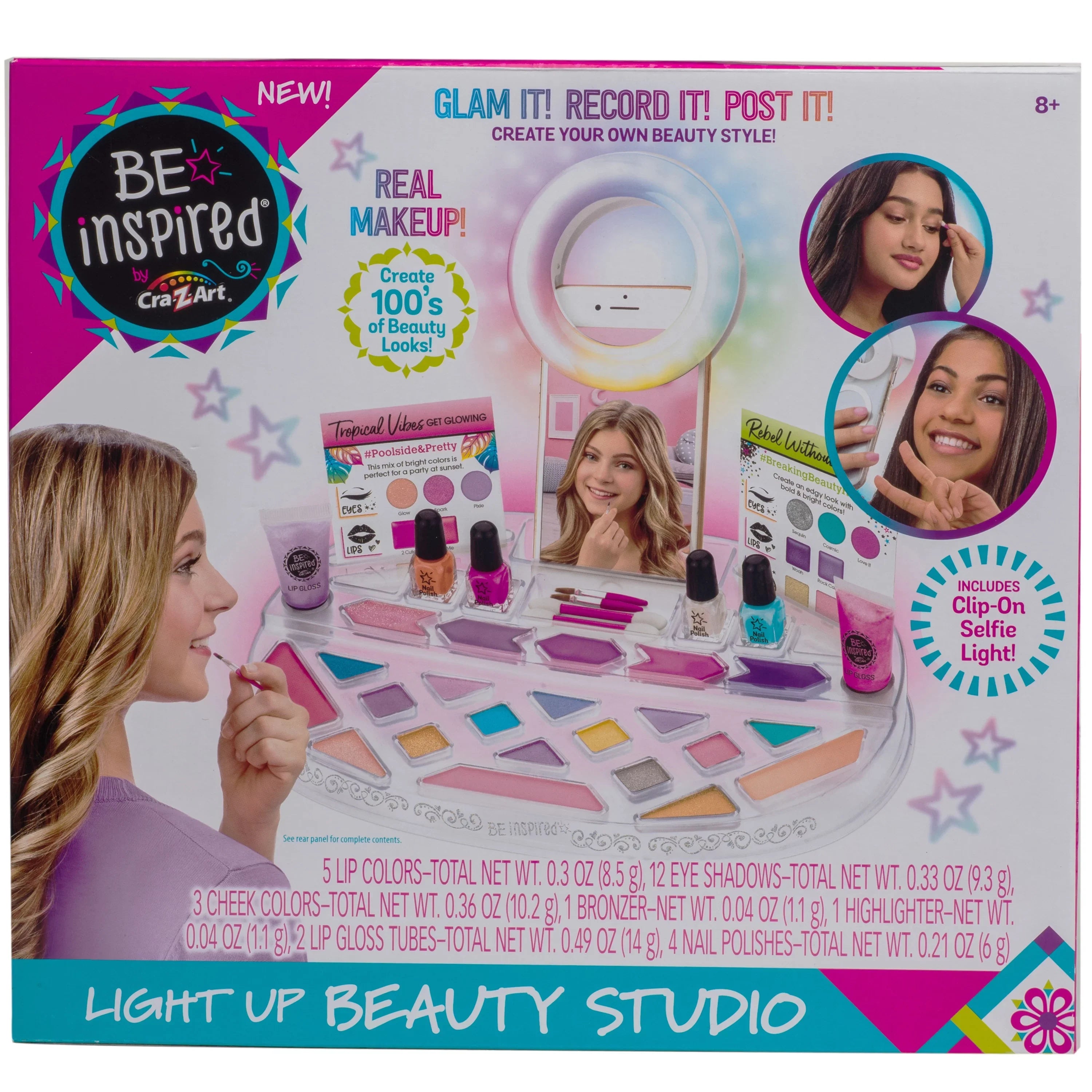 up Makeup, Children Ages Beauty Be up and Light Inspired Cra-Z-Art Studio 8 Unisex