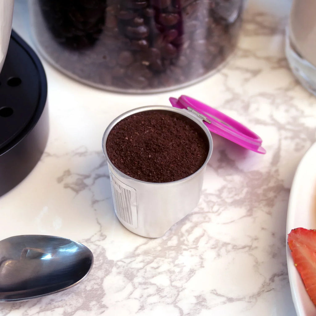 Filter, Fill Pod Coffee Perfect & with Compatible Select Makers Micro-Etched Pod Coffee Steel Cup Stainless Metal Cafe Keurig Reusable Single Models 2-Pack Other