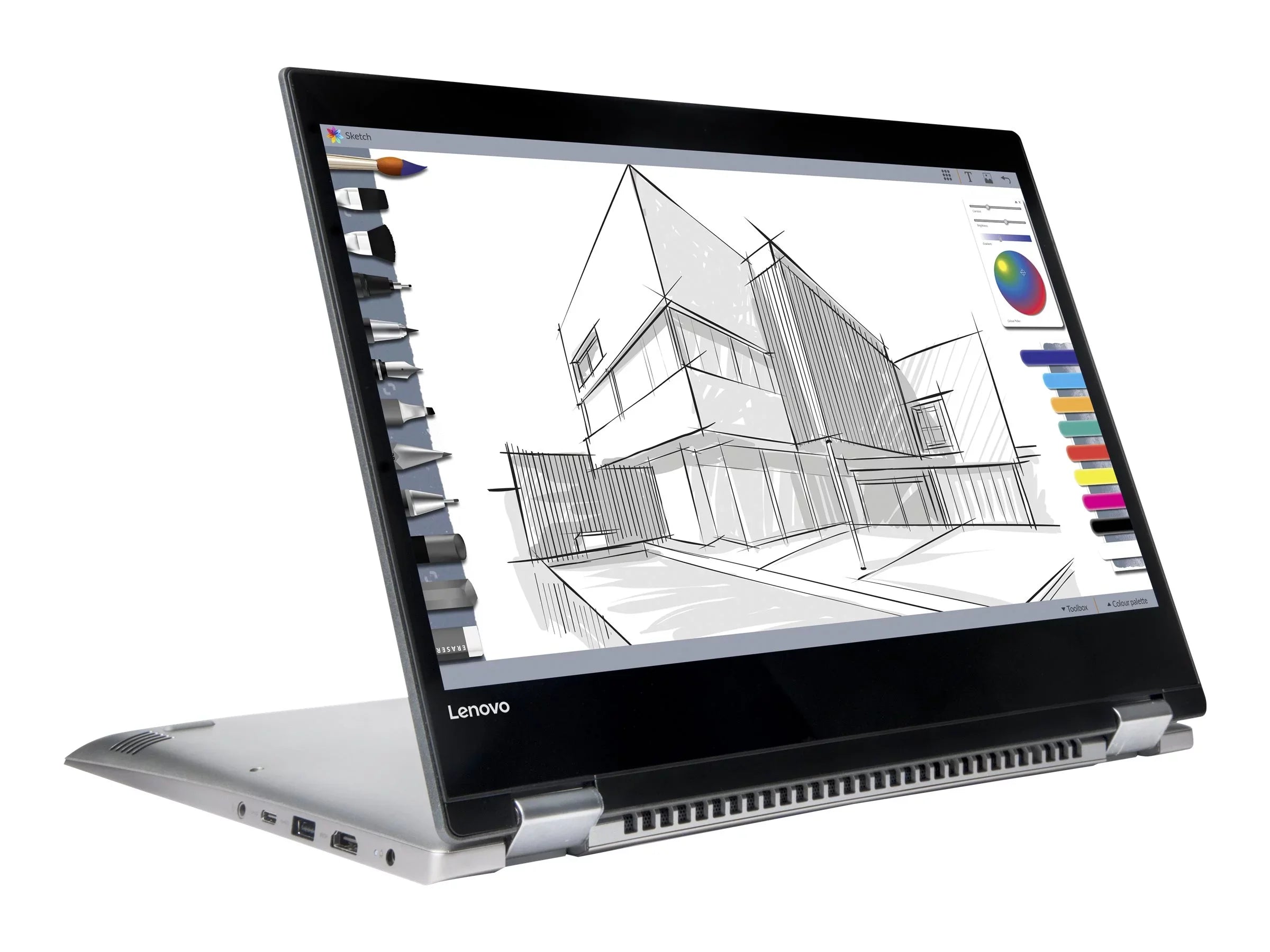 4415U 81CW0000US Touchscreen 500GB 10 HDD Ideapad Black Home Win HD 14"  2.3GHz 4GB RAM