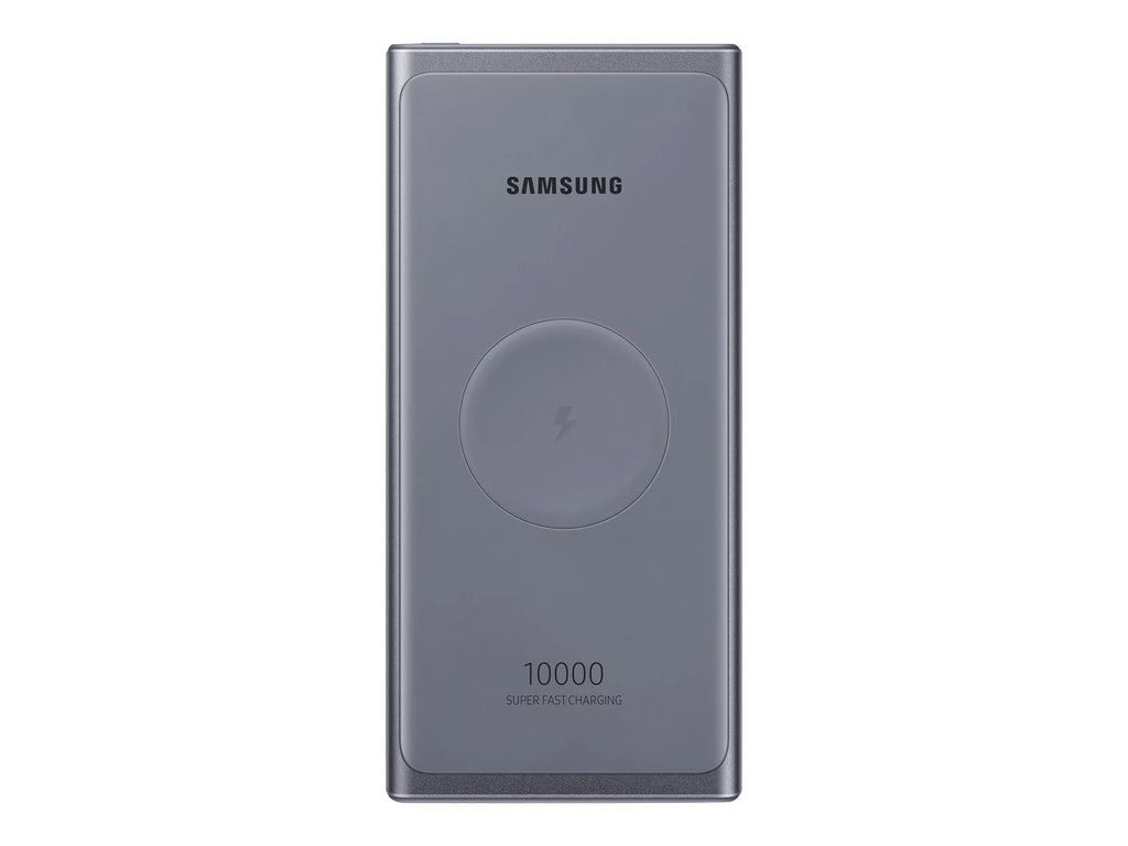 Wireless USB-C Portable Fast Super 25W Charger - 10000mAh Silver Battery