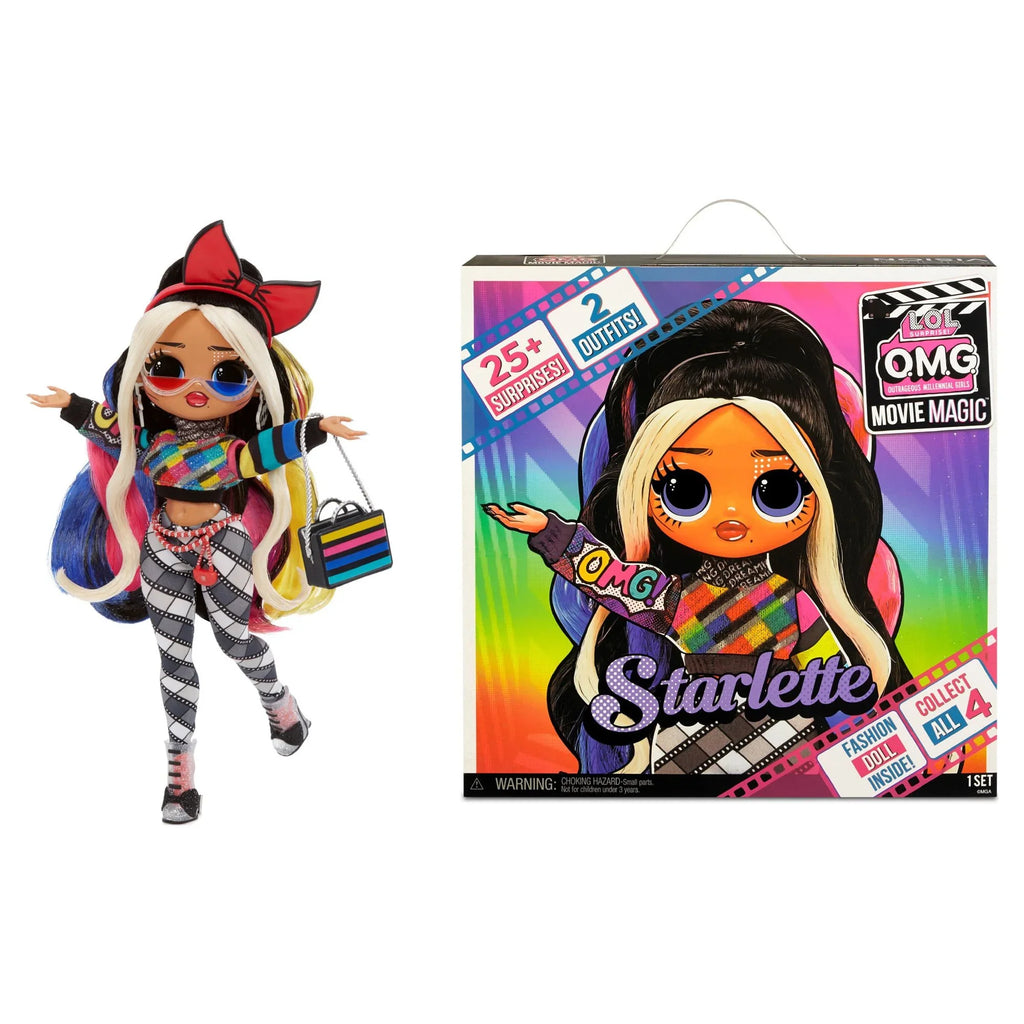 With Movie 4 Surprises Toys Fashion LOL - OMG Ages Surprise 2 Glasses, Outfits, 25 Fashion 6+ Playset Including for 3D 5 Magic™ Movie Doll Starlette Girls