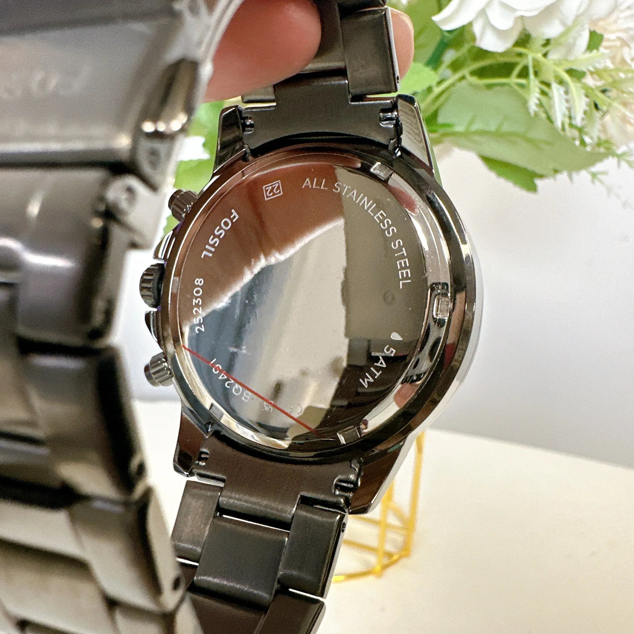 Watch Fossil Smoke BQ2491 Stainless Multifunction Steel Bannon