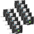D400 in TZe-FX231 Wire White PT-D210 TZ-231 Tape ID Brother TZe 12mm GREENCYCLE for on H110 TZ Flexible Black Compatible P-touch TZ-FX231 Maker Label TZe-231 use H100 10PK D600 Cable Label 8m