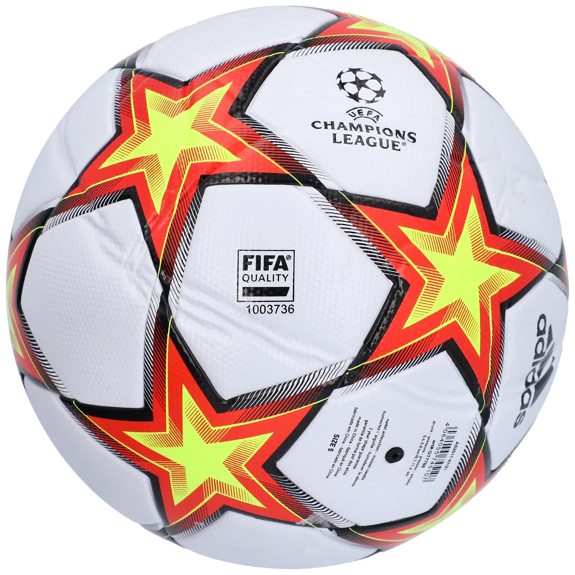 Ball Authentic League 2022 UEFA Fanatics - Adidas Soccer Autographed Jorginho Certified Champions