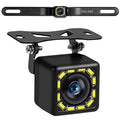 Ultra Universal Brackets with Backup Camera Mount 140 Camera Multiple Reverse More HD View Angel Rear View LED 12 Night Car and for Wide Vision,Waterproof (HD) Cars,SUV,Trucks,RV Camera,