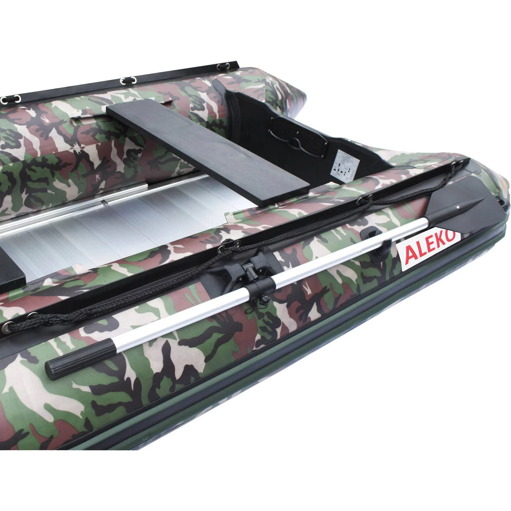 Raft Camouflage BT320CM 4-Person ALEKO - Boat Fishing feet 10.5 Inflatable