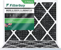 Carbon (2-Pack) Eliminator MERV Furnace HVAC Filters 8 Pleated 22x24x1 AC Air with Odor Filterbuy Activated
