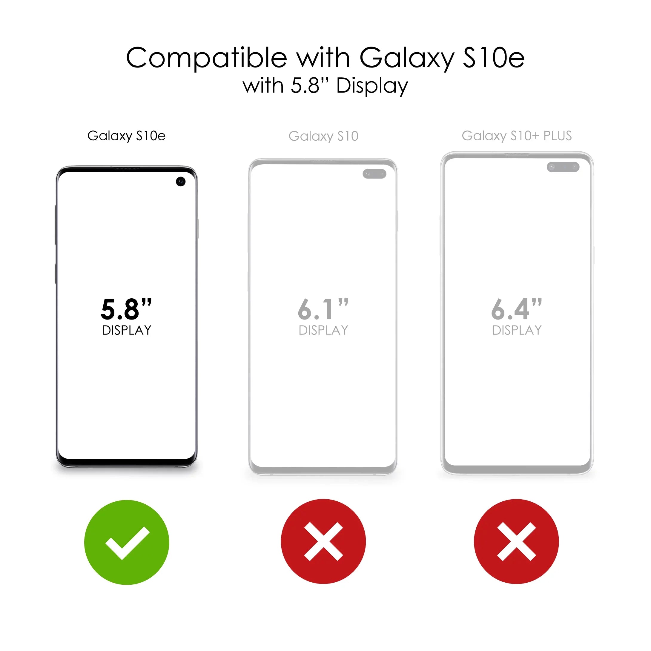 Clear S10e Cannot 5:7 Case  I for Faith DistinctInk TPU - Screen) Tempered (5.8" By Corinthians When Back, See Acrylic Bumper, - Protector 2 Galaxy Hybrid Screen Walk - Even Shockproof Glass
