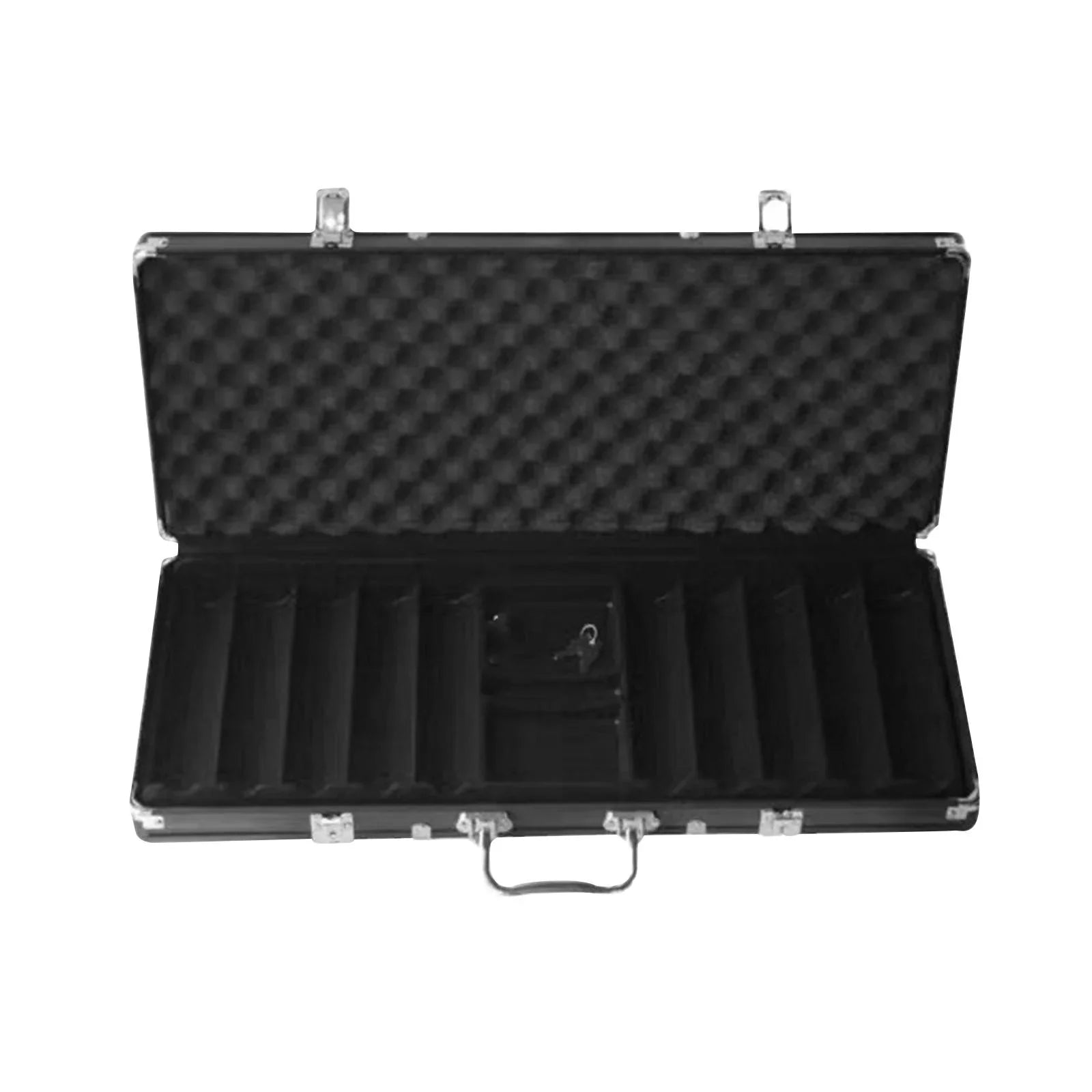 Aluminum Alloy Capacity Hellery Chip High Box Suitcase Carrying Black Case Thicken Solid