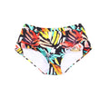 S Small Bikini Women's Leaf Bottom Swimwear Print