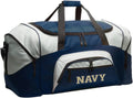 LARGE Duffel Gym Bag Naval Her! Navy for USNA or Suitcase Ladies Academy Bag or Him Men