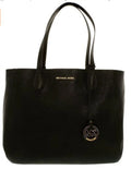 Michael Tote … Mae Carryall Kors Soft Gold Leather Black/Pale Women's Leather Shoulder Large -