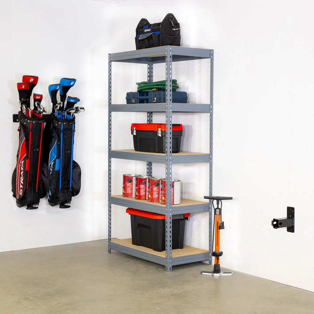 lbs Hitch StoreYourBoard Storage, Hanging Garage Max Holds 175 Hitch Mount, 2" Bike Wall Heavy Steel, Receiver Organizer, Duty Trailer