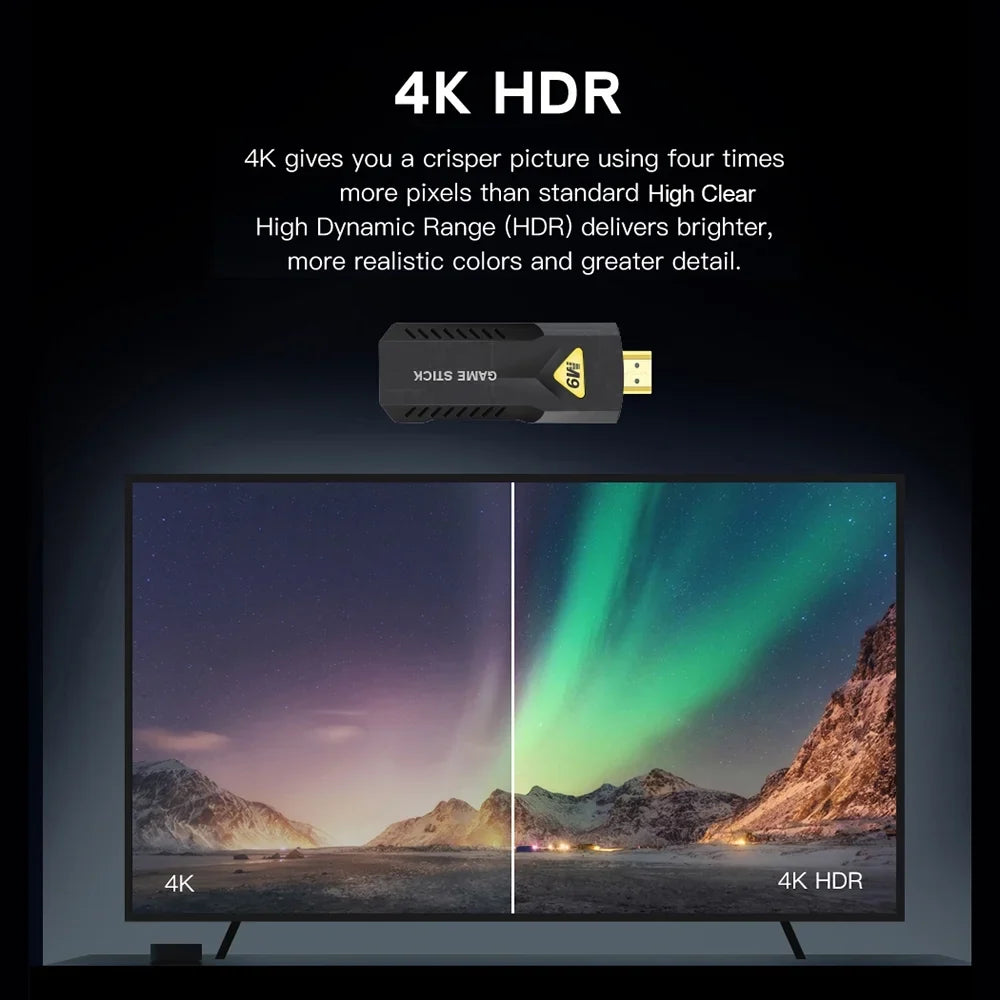Compatible Shake Console Console TV Enjoy - TV Compatible 4K -shake 3D Compatible HDR WiFi - WiFi Game Apexeon 3D Console,HDR Unleash Stick Immerse WiFi Shake Shake Potential Stick