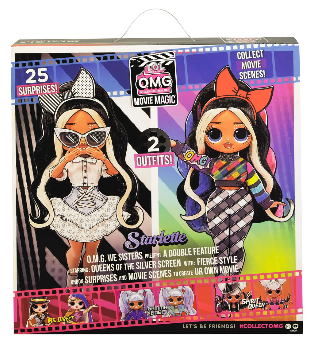 With Movie 4 Surprises Toys Fashion LOL - OMG Ages Surprise 2 Glasses, Outfits, 25 Fashion 6+ Playset Including for 3D 5 Magic™ Movie Doll Starlette Girls