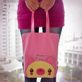 x 9.5 HQ-36-RABBIT Bag 10.6 Applique Kids x 2.1 Embroidered Tote Pretty Fabric Shopper Bag Rabbit in. - & Art