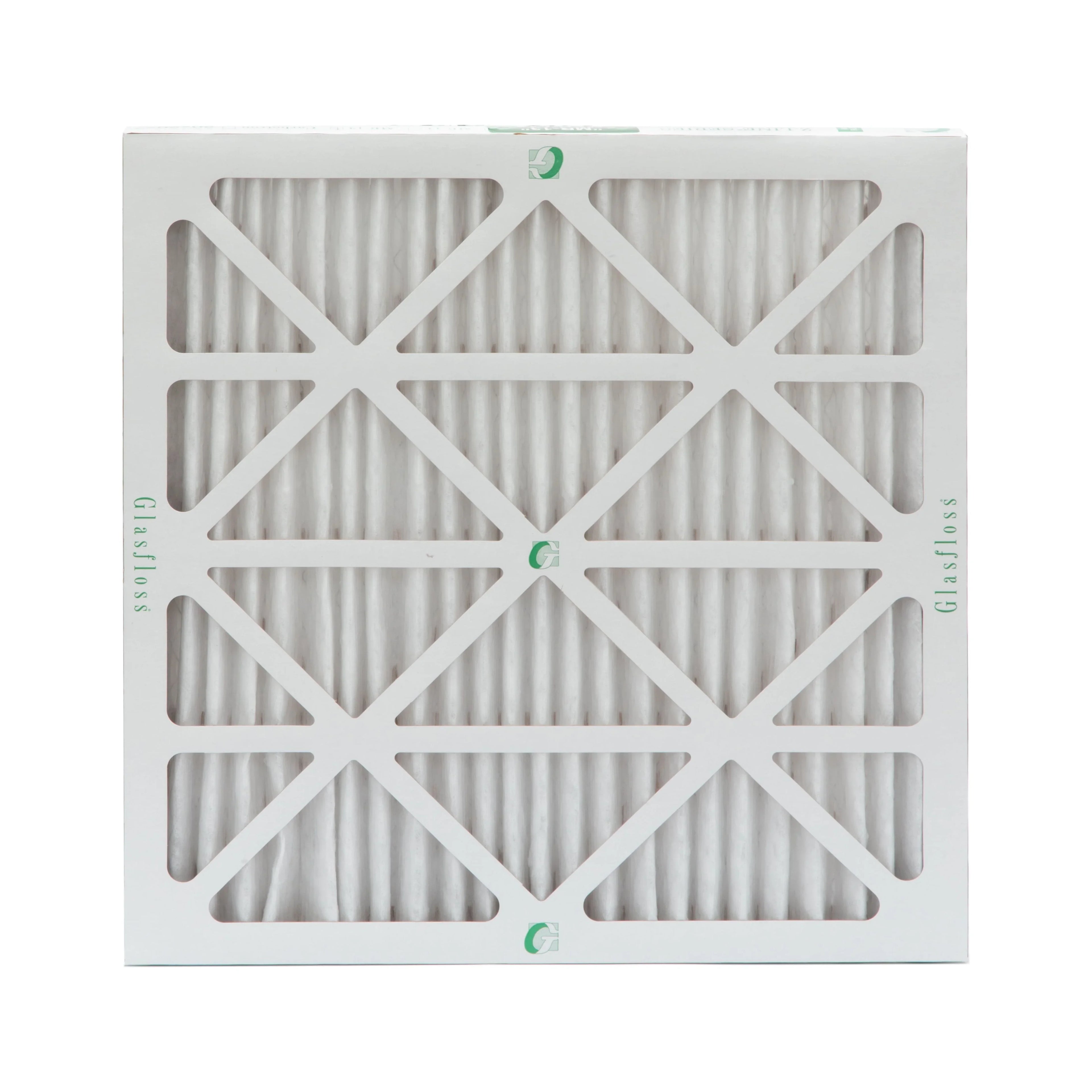 10 23-3/8 x Pack MERV 24x24x2 23-3/8 Air 1-3/4 Actual x Size: of Glasfloss. Inch Pleated by 2" 12 Filters