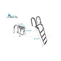Transom City Ladder Telescoping Stainless Steel Step 4 Marine