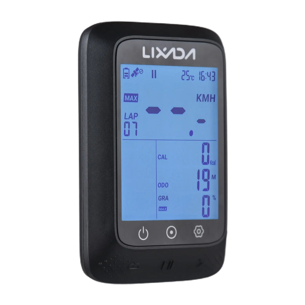 Gradient, Strava Support Connectivity, ANT+ with Wireless Computer GPS BT Sensor Aibecy and APP Waterproof Altitude 2.3in Bike