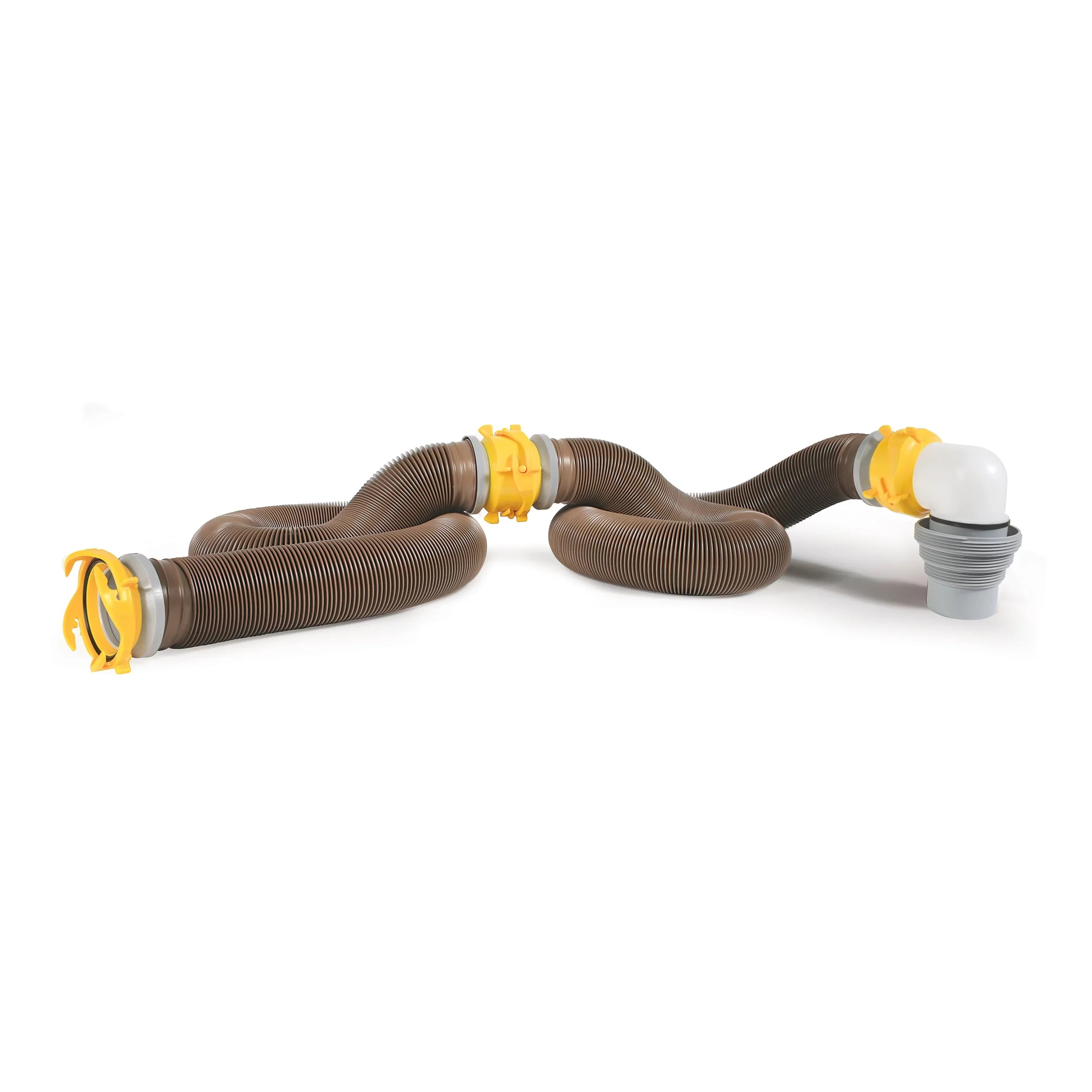Multicolor 360 Hose Sewer 20-Foot Revolution Vinyl, Heavy-Duty Kit HTS Camco Camper/RV | (39628)