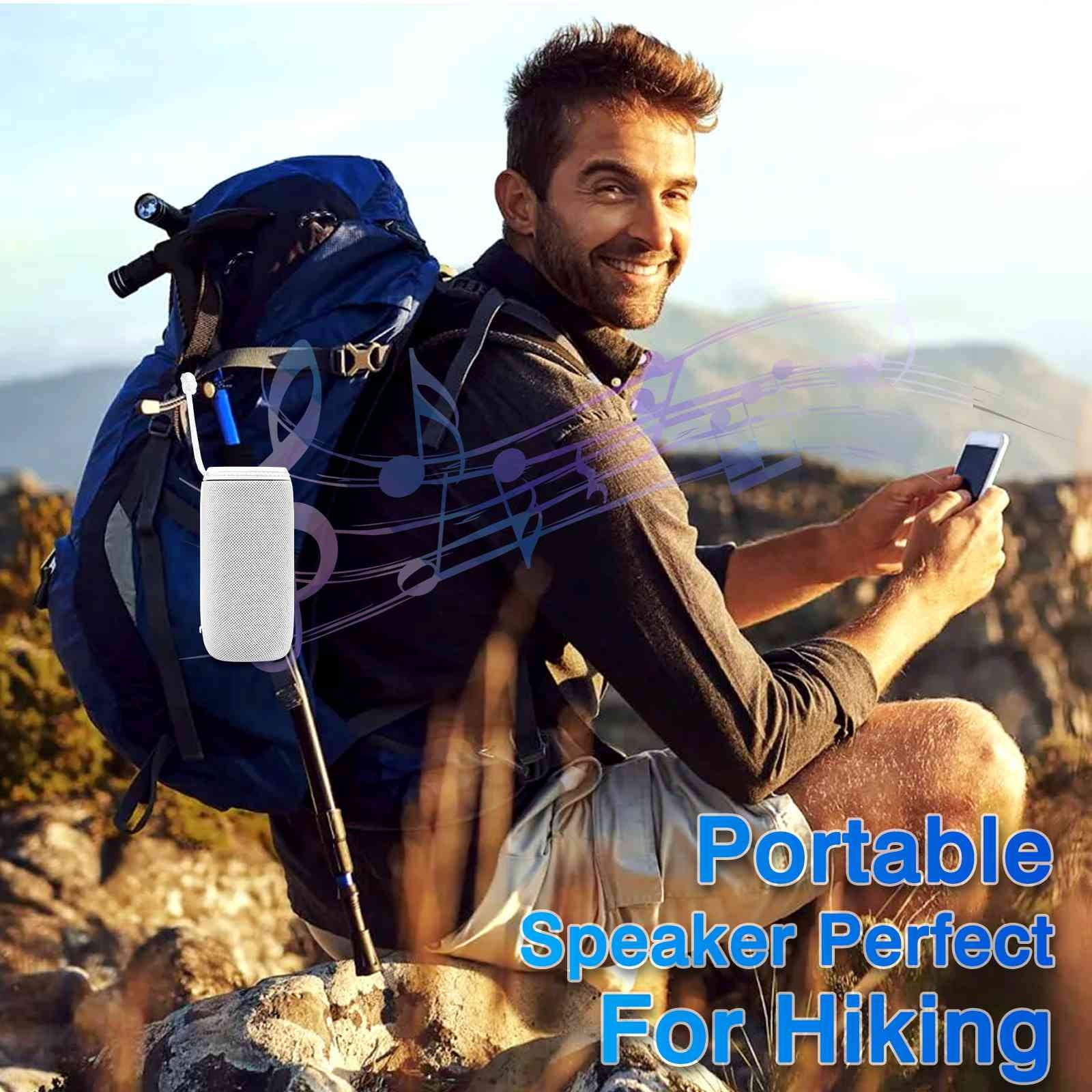 Speaker, for Plus Speakers XA1 Series IPX5 - Speaker White Bluetooth Wireless with Surround Bass, Scorpio Xperia HD BT5.3, Sony Waterproof Pairing, Portable Sound 360° Punchy UrbanX True