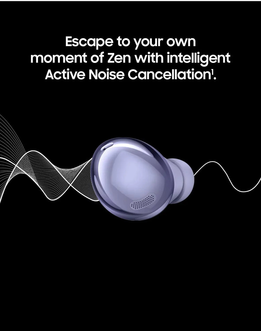 Resistant, (US Pro  Case, Charging Galaxy Quality Sweat Earbuds True Fold Buds For Sound, Version) Purple Bluetooth Wireless, Noise Street UrbanX 5G Cancelling,