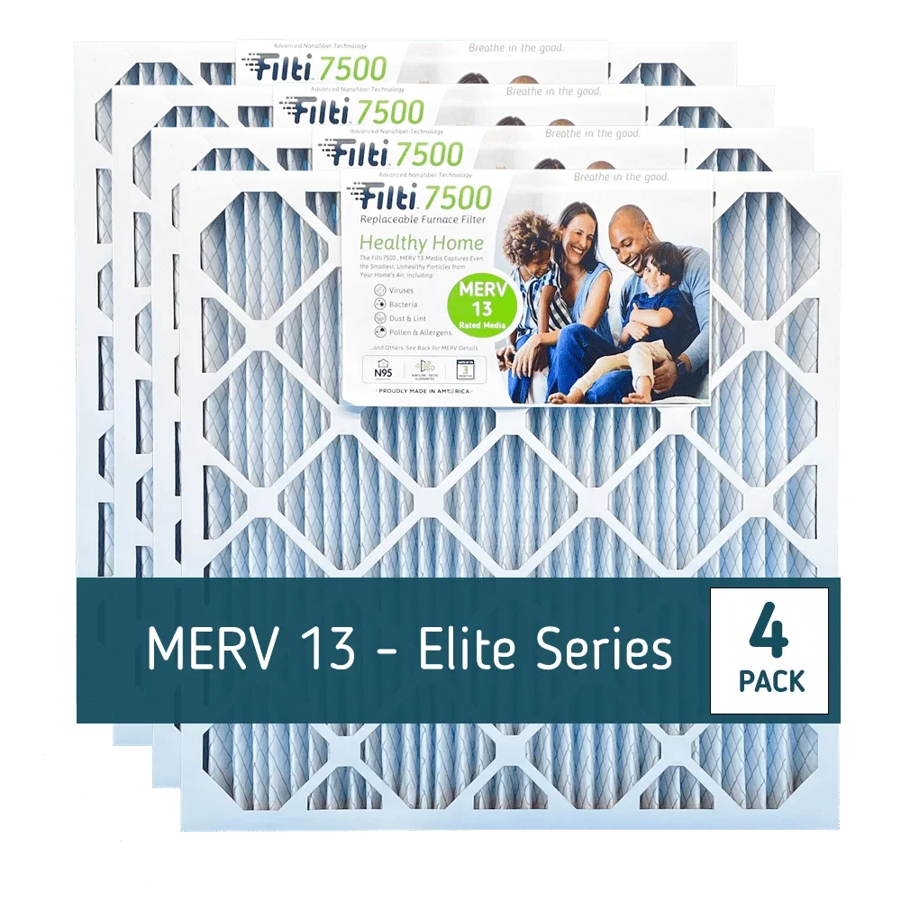 13 18x18x1 Home Filter IN Pleated MADE Furnace AC Filti Air Filter Pack) 2 | Air Filter | MERV USA ( HVAC