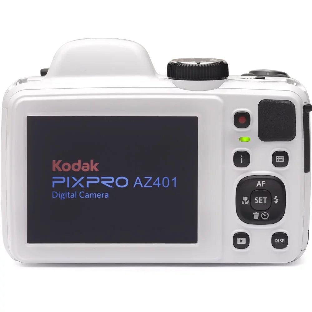 '+ Warranty 1 (White) -32GB Kit + PIXPRO +Tripod Case AZ401 Camera Yr Kodak