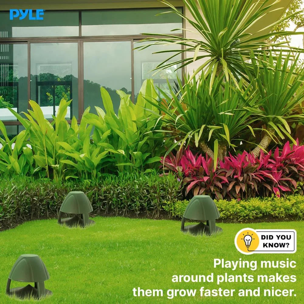 Speaker Outdoor (Green) Passive Pyle speaker Inch Olive Garden Waterproof Passive Green 6.5