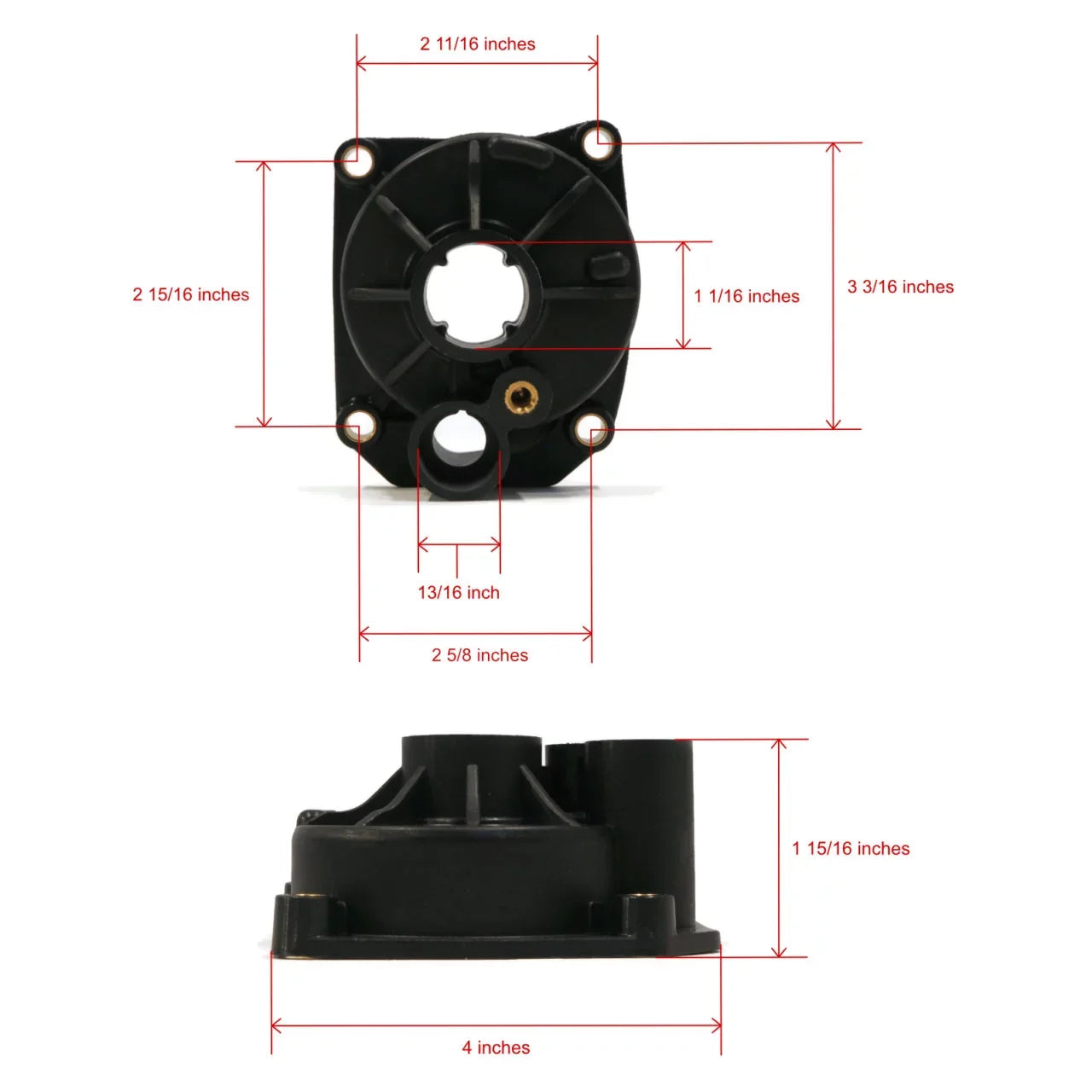 Pump Johnson ROP Repair For 1998 Outboard Shop | 60HP Housing Impeller, The Water Kit J60TTLECM