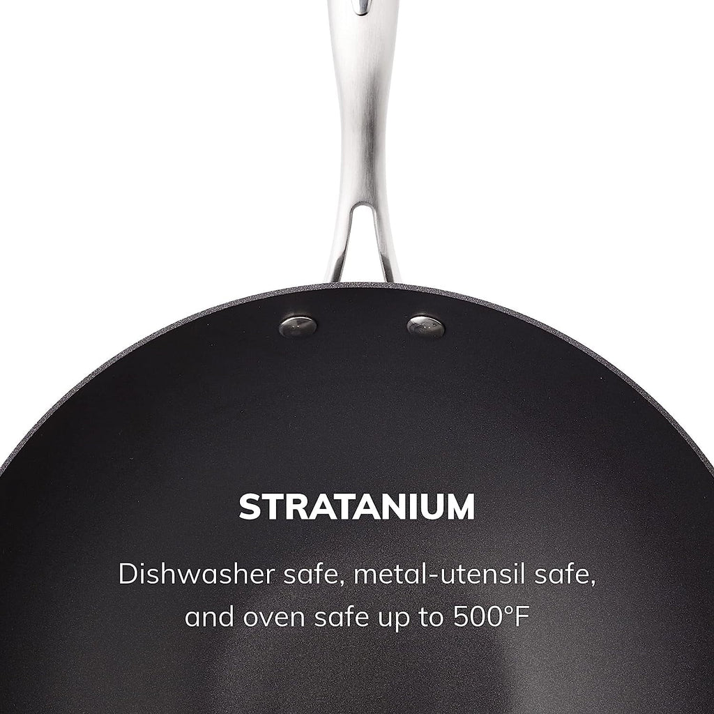Wok Inch PRO ScanPan 12.5 Black IQ Cast Aluminum
