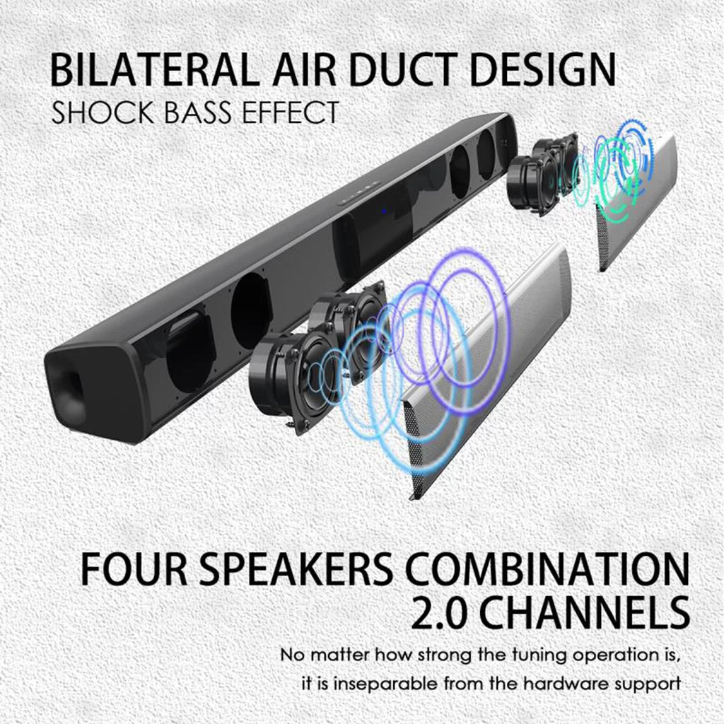 System TV Sound Wireless & Speaker Bar inch Sound Surround Wired Bar Sound 22 Bluetooth