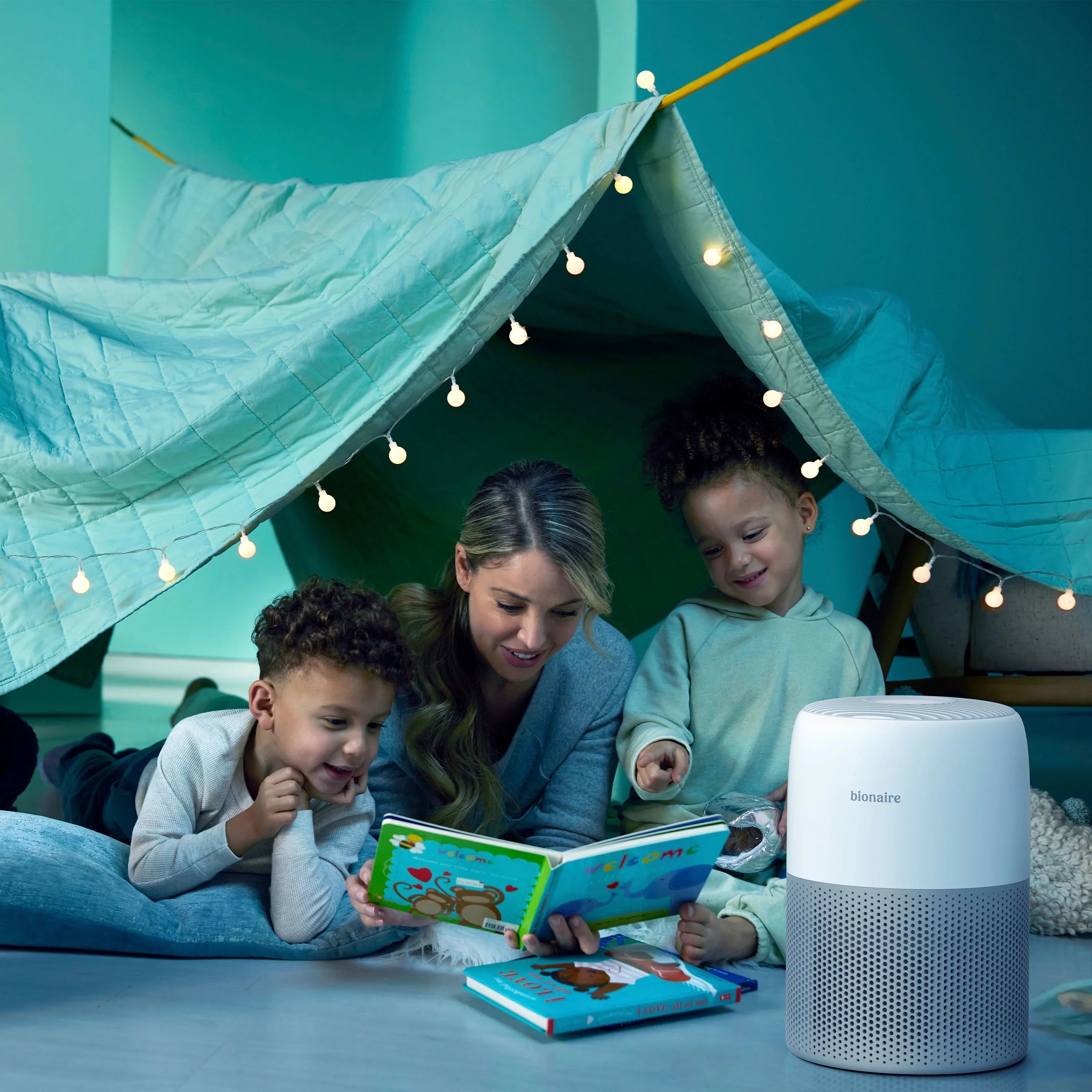99.7% HEPA Mini Count Removes of 1 White, Allergens, Bionaire True Air Tower Purifier,