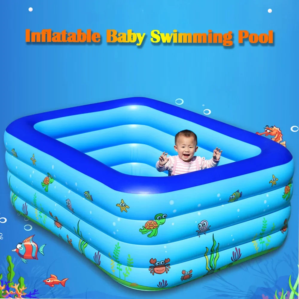 Kid Pool Portable GoolRC Basin Swimming Inflatable Bathtub Pool Swimming