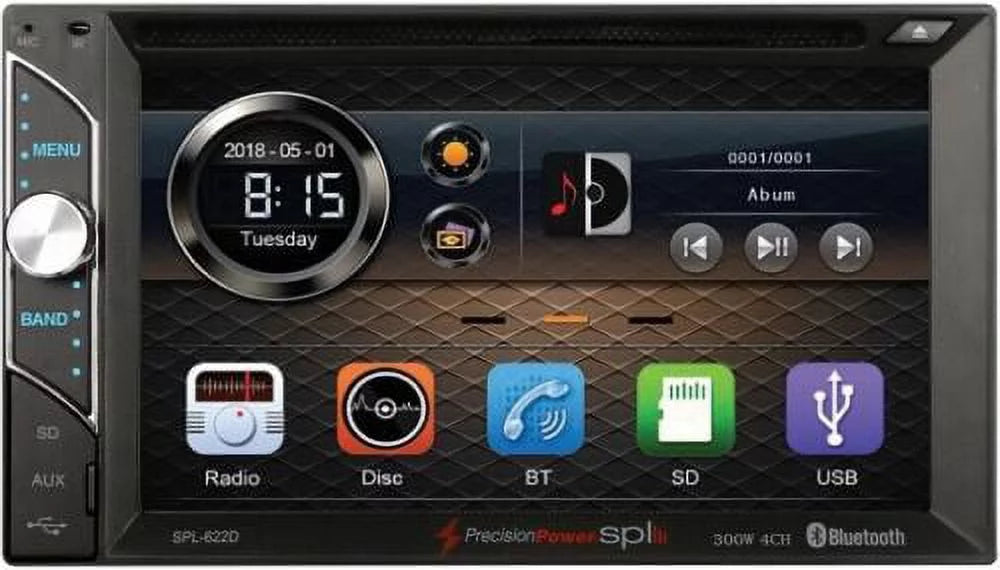 FITS RADIO BLUETOOTH TITAN USB STEREO TOUCHSCREEN FOR PKG CAR / 08-12 CD/DVD