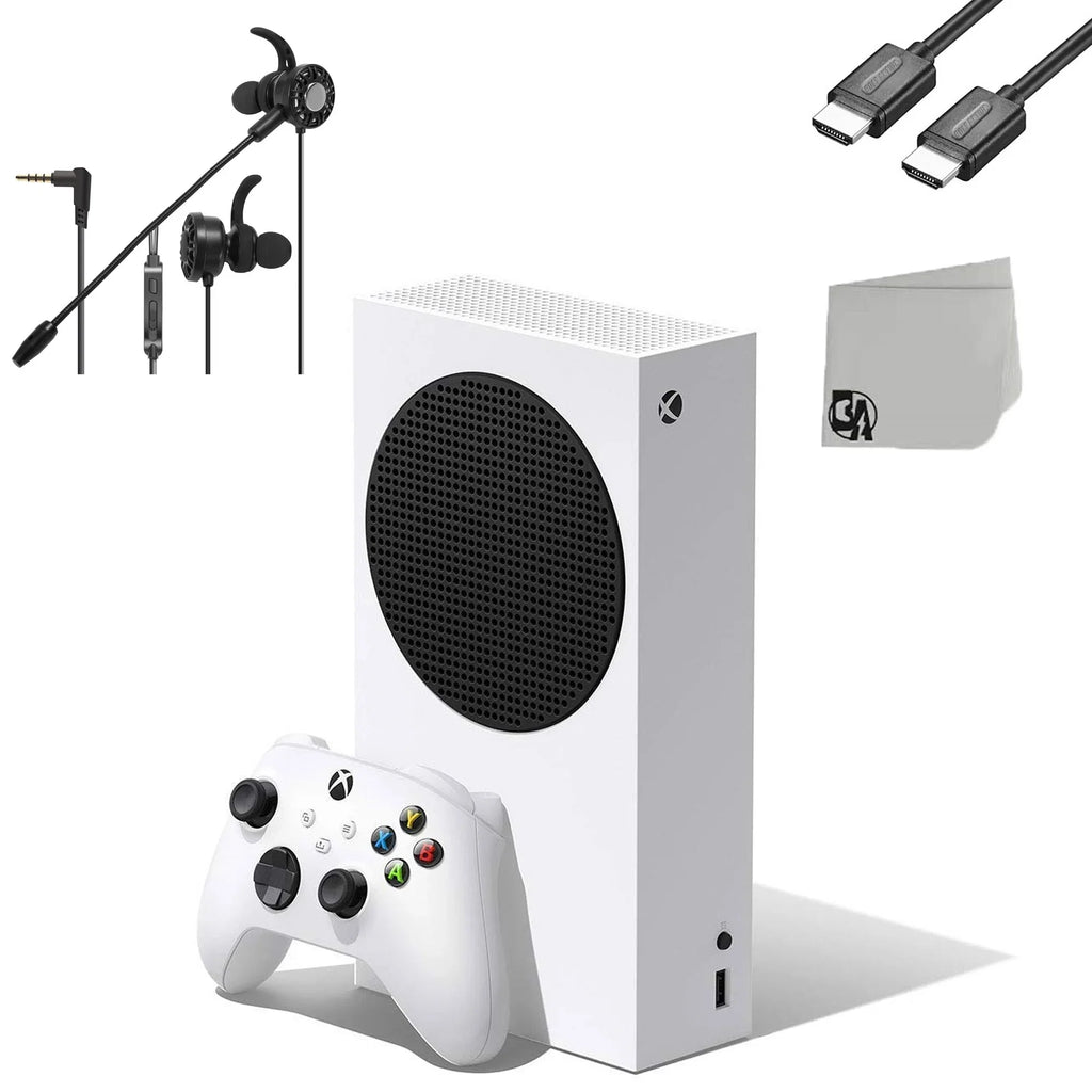 S BOLT AXTION Console pre-owned Earbuds T5 Microphone Bundle With Series Gaming Microsoft white + Xbox 512GB