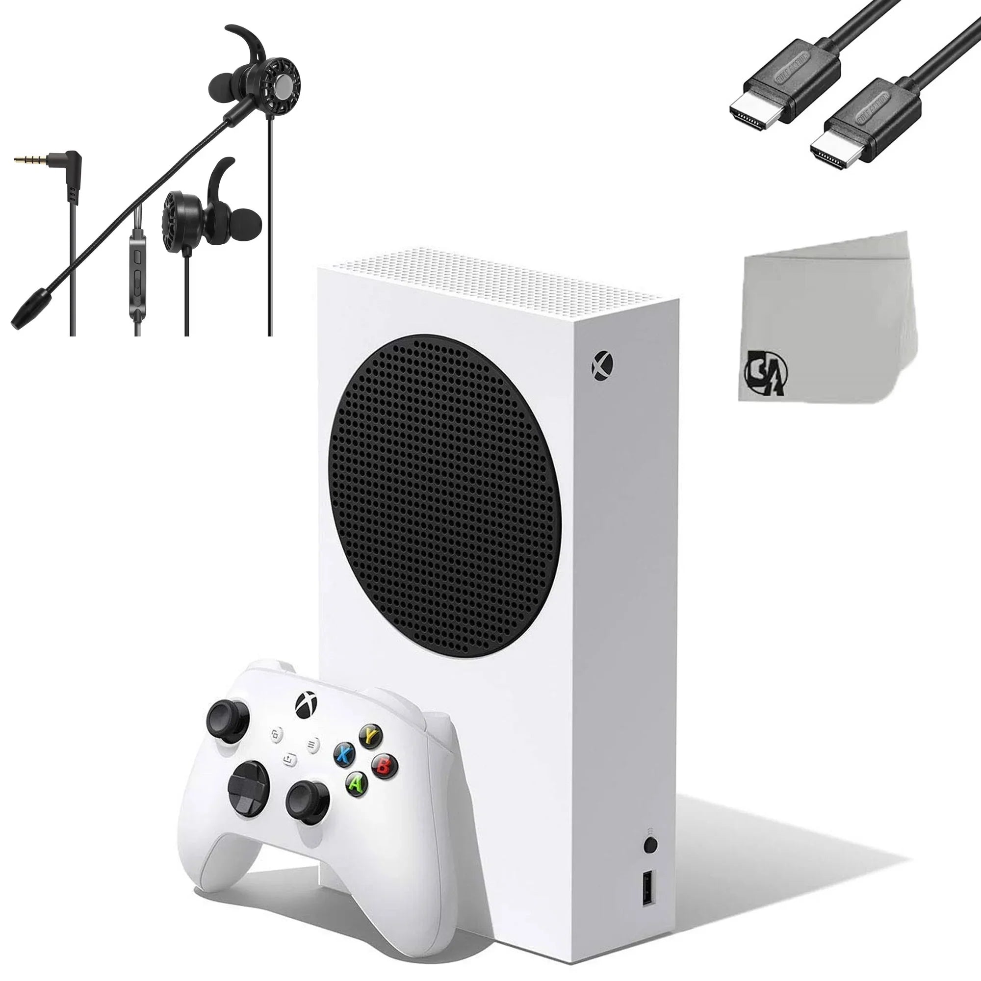 S BOLT AXTION Console pre-owned Earbuds T5 Microphone Bundle With Series Gaming Microsoft white + Xbox 512GB