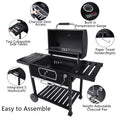 Camping Smoker Charcoal Patio Backyard camping Cooking, USA BBQ Deluxe Grill, Picnic
