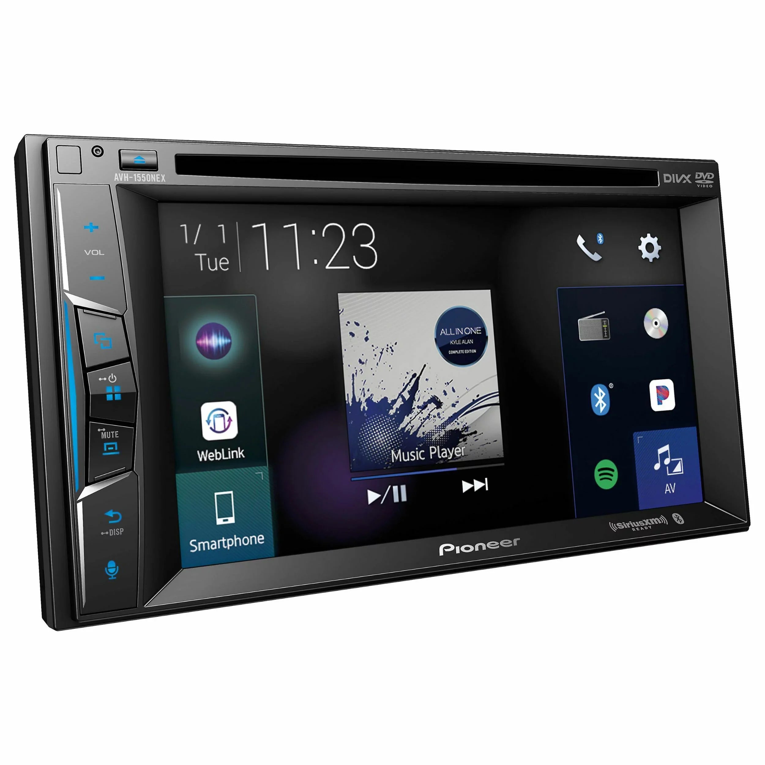 6.2 Multimedia inch Pioneer Receiver AVH1550NEX DVD