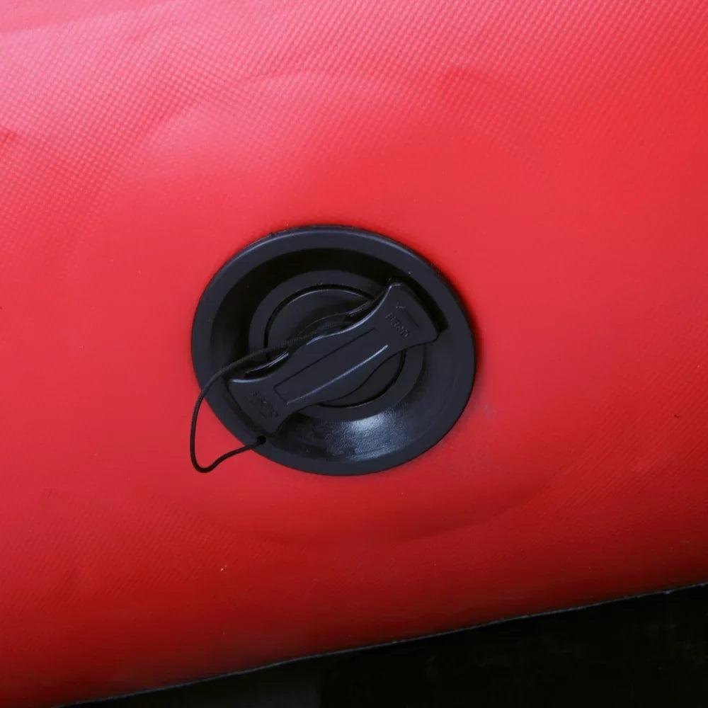 10ft Water Boat Adult 330kg Black PVC Survivals Assault Red Camping
