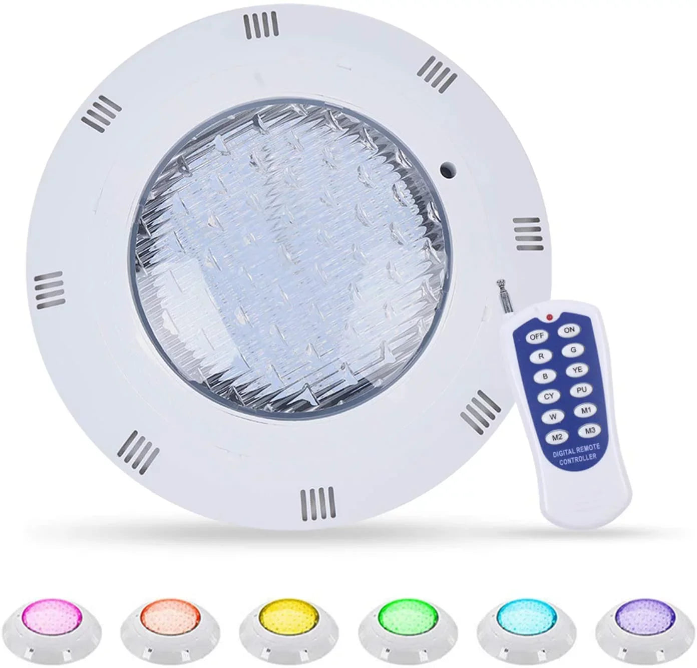 Bright Spa Light Color Lighting (25W) Fetcoi Light, Pool with Swimming Underwater Remote Multi-Color Equipment RGB Pool Controller LED Pool