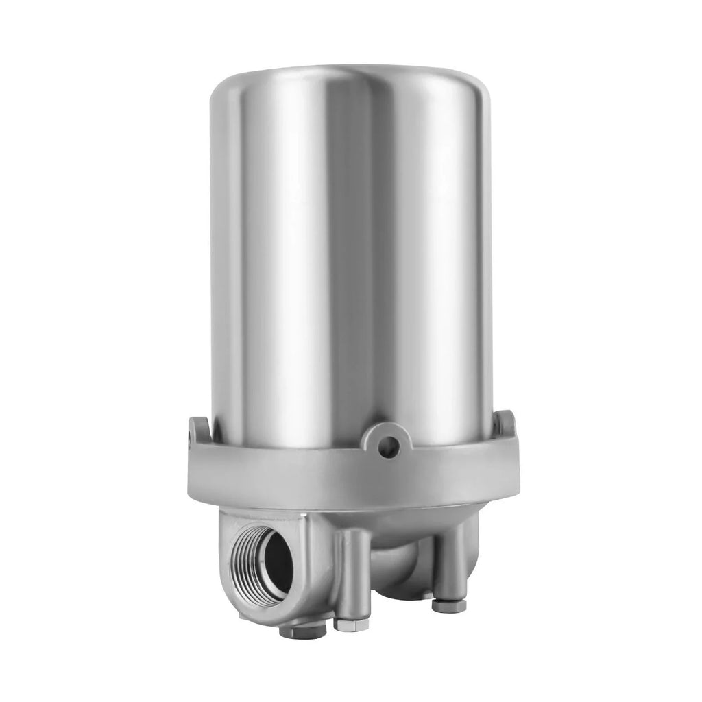 inch 5 Water Filter Silver Filter Water Outlet with Miumaeov Wrench Shell Steel and Stainless Bracket Heavy Duty NPT 3/4 inch and Housing Water Steel Filter Stainless Filter Inlet Shell Pin