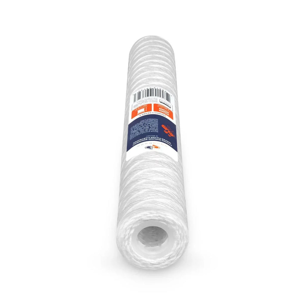 Cartridge 20 | 2.5" 5 inch PD-5-20, Water RO | Micron 6-Pack Unit 20" x AP110-2C, Universal Wound Any Replacement Filter for String Sediment 101-230, Compatible Aquaboon P5-20, CFS124-C20, with