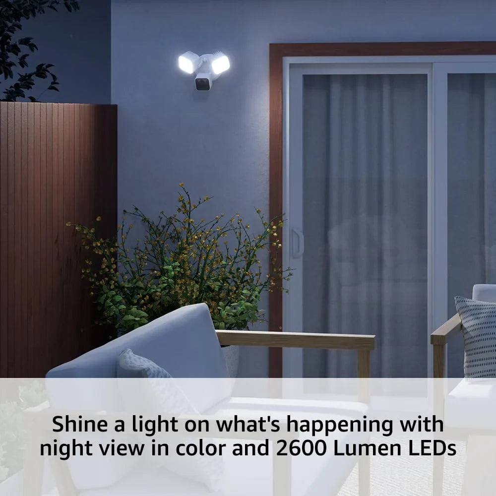 live – enhanced – Blink_Wired_Floodlight 1 motion VIECAM with Cleaning siren camera, 2600 Camera Smart HD Cloth built-in lumens, (White) security camera detection, view,