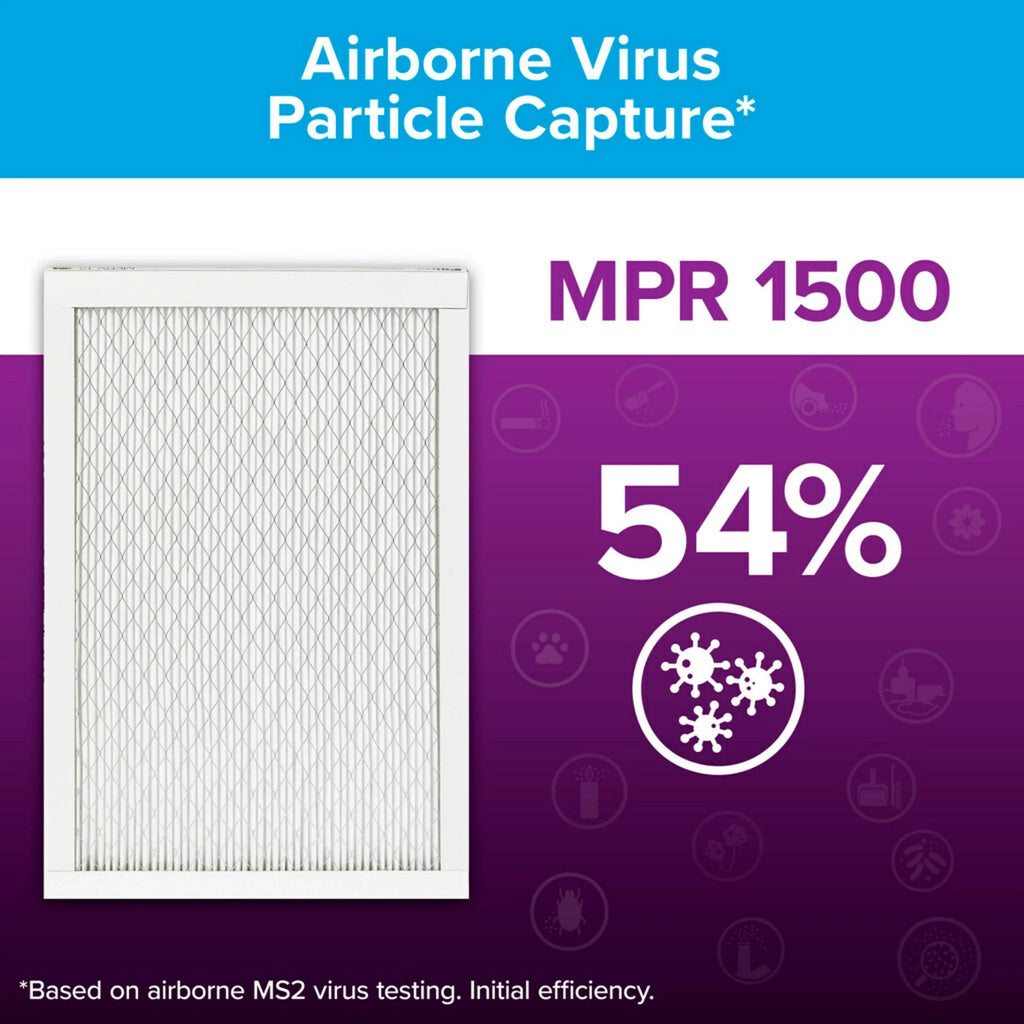 MPR MERV Allergen Air 18x30x1 12, Advanced 1500 Reduction, Filter, Filtrete Filters 4