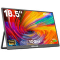 IPS Extender Speakers, Frameless VESA 180° Dual FHD Second Stand 100% Gaming Laptop, Large 18.5 inch 1080P Screen Foldable Oiiwak for Travel sRGB Monitor,100HZ Portable Monitor, &