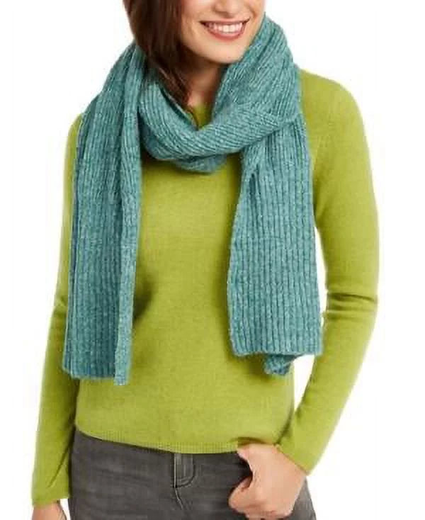 Size Rib One $39 Scarf Twisted Muffler Inc MSRP Aqua
