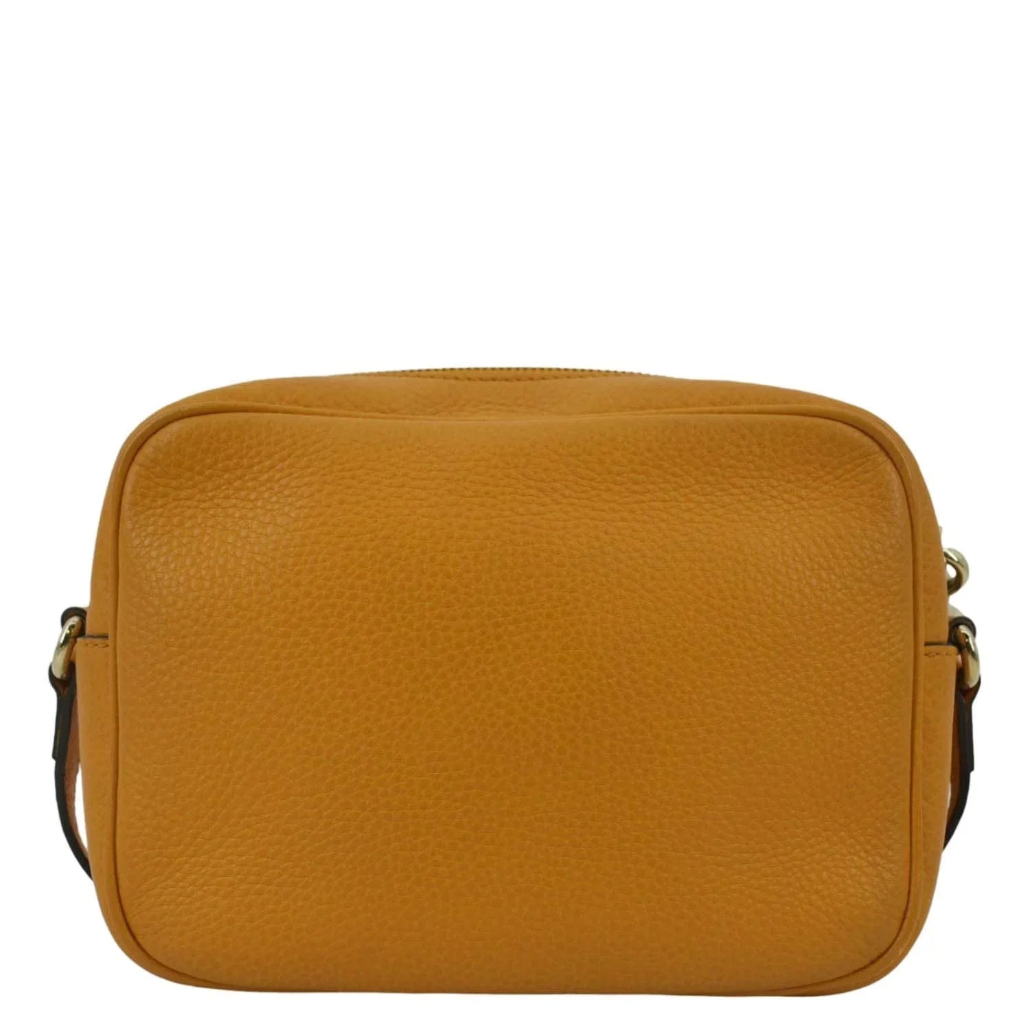 Camera Pre-owned GUCCI Orange 308364 Crossbody Leather Soho Disco Bag